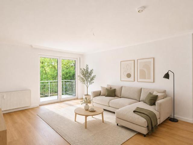 provisionsfrei: Erstbezug nach Modernisierung | 2 Zimmer, Balkon, Aufzug, Küche