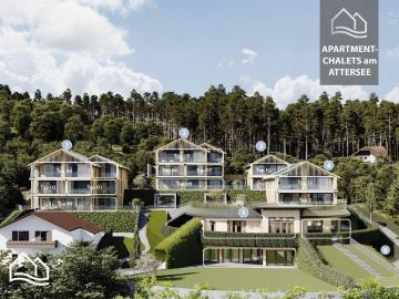 PROVISIONSFREI Exklusive Apartment Chalets am Attersee in Nußdorf
