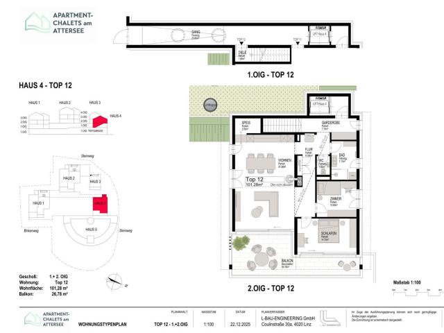 Provisionsfrei Exklusive Apartment Chalets am Attersee in Nußdorf