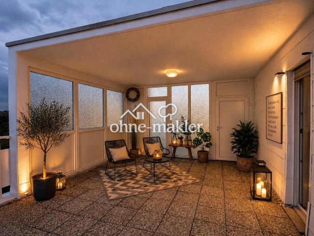 Provisionsfrei: Exklusives Penthouse mit XXL Dachterrasse und Loggia