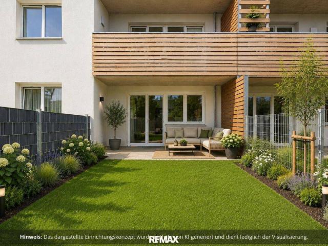 Provisionsfrei für den Käufer 1 Zimmer Gartenwohnung
