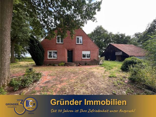 Provisionsfrei für Käufer! Sanierungsbedürftiger Resthof mit großem Grundstück von ca. 170.000 m²!