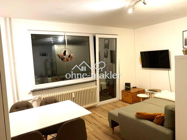 Provisionsfrei: Gepflegte 1,5 Zimmer Wohnung mit Südbalkon und Blick in den Goethepark