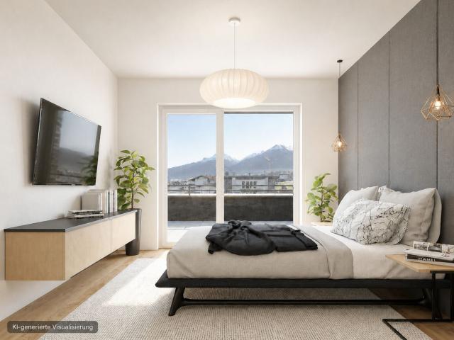 Provisionsfrei! Großzügige 4 Zimmer Neubauwohnung im Dachgeschoss mit Sonnenterrasse und Inntalblick