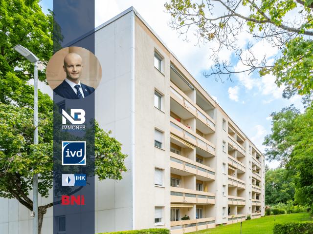 Provisionsfrei – Helle 3 Zimmer Wohnung mit Aufzug, zwei Balkonen und TG Stellplatz
