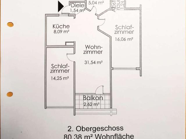 Provisionsfrei! Helle 3 Zimmer Wohnung 80 m² am Gifizsee in Offenburg