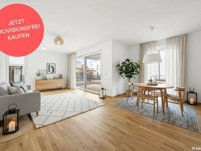 PROVISIONSFREI! Hochwertig konzipierte 3 Zimmer Wohnung mit Garten | Offene Wohnküche, Schrankraum | Tiefgarage