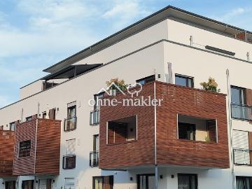 Prov.frei! Hochwertige 3 Zi. Terrassenwohnung mit großer Dachterrasse, Küche, zentral