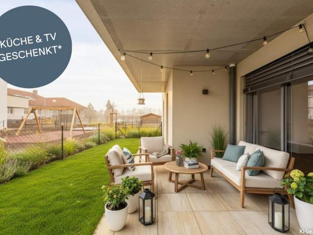 PROVISIONSFREI! Ideal geschnittene 3 Zimmer Wohlfühlwohnung mit Garten | Bezugsfertig