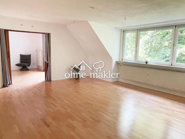 Provisionsfrei: Lichtdurchflutete 4 Zimmer Eigentumswohnung mit Westbalkon in grüner Bestlage