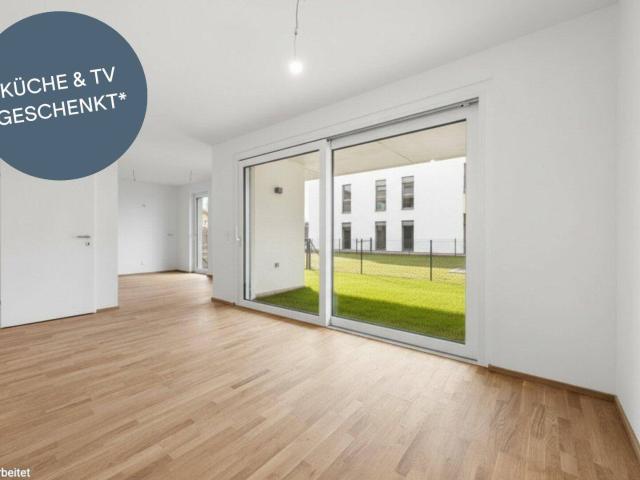 PROVISIONSFREI! Lichtdurchflutete 2 Zimmer Wohnung mit Garten | Ideal geschnitten für viel Raum | Bezugsfertig