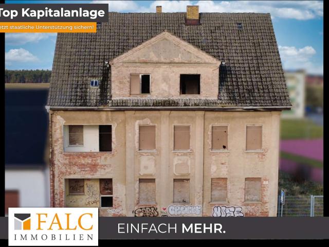 Provisionsfrei! MFH mit 308 m² für 79.500 € – 3 WE + DG Ausbau + KfW Potenzial