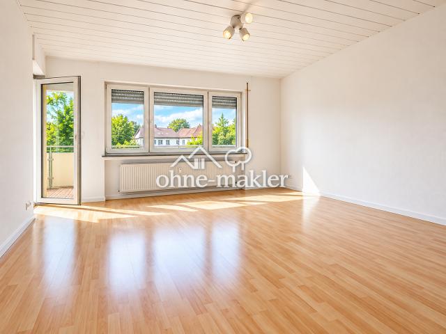 Provisionsfrei mit Stellplatz Renovierte Wohnung mit Blick ins Grüne