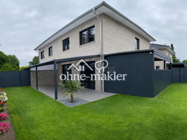 Provisionsfrei: Moderne, neuwertige Doppelhaushälfte mit exklusiver Ausstattung in Ganderkesee
