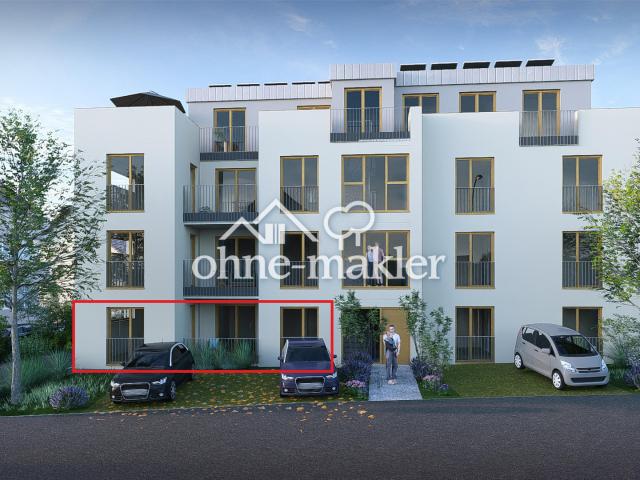 PROVISIONSFREI! Moderne 2 Zimmer Neubauwohnung im EG mit Terrasse | KfW 55