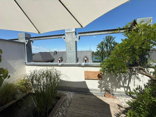 Provisionsfrei: Penthouse Maisonette in Mainz mit Rheinblick