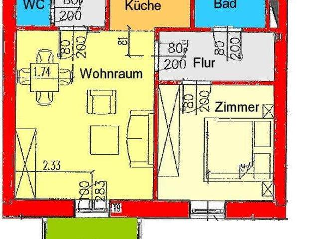Provisionsfrei: Perfekte 2 Zimmerwohnung mit sonnigen Balkon in ruhiger Lage bei Körösistraße Geidorf ab sofort zu vermieten!