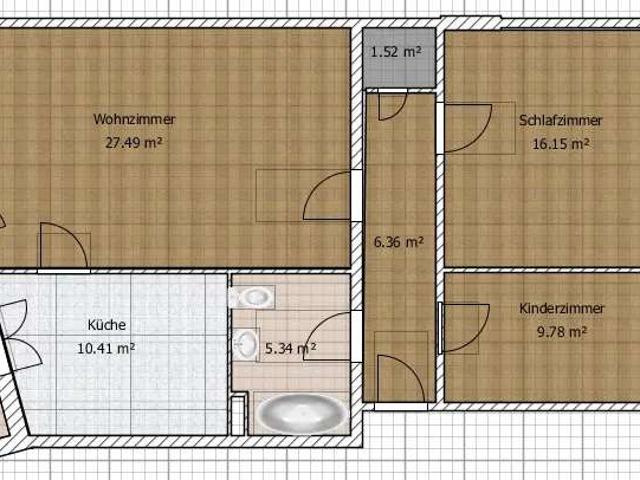 Provisionsfrei Prenzlauer Berg: 3 Zimmer Wohnung nähe Kollwitzplatz