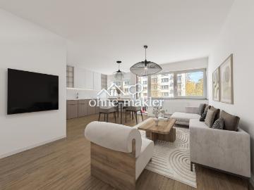 Wohnung kaufen in Bergheimer Straße, Düsseldorf - Balkon