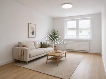 Provisionsfrei: Sanierte 2,5 Zi. Wohnung mit Westbalkon und Fernblick in Schwabing West