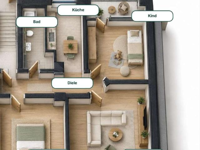 Provisionsfrei: Sanierte 3 Zimmer Eigentumswohnung, 78,3 m², Wärmepumpe in Wuppertal