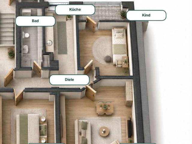 Provisionsfrei: Sanierte 3 Zimmer Eigentumswohnung, 80,09 m², Wärmepumpe in Wuppertal