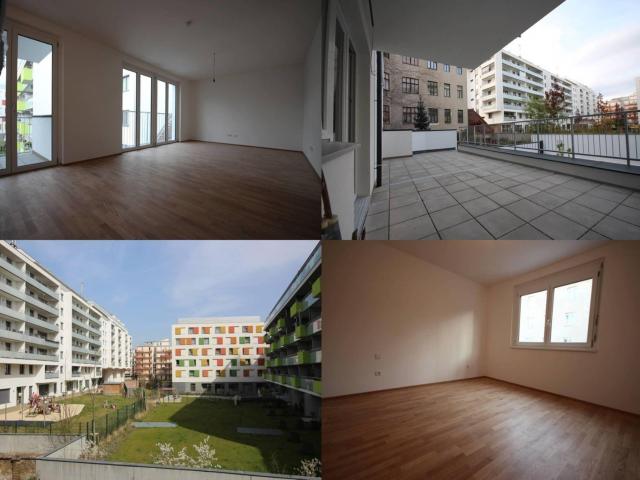 Provisionsfreie 3 Zimmer Neubau Wohnung mit großer Terrasse direkt an der U3 Enkplatz