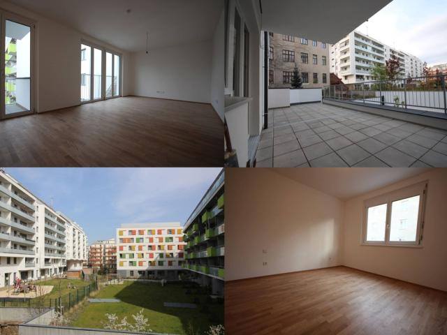 Provisionsfreie 3 Zimmer Neubau Wohnung mit Großer Terrasse Direkt an der u3 Enkplatz