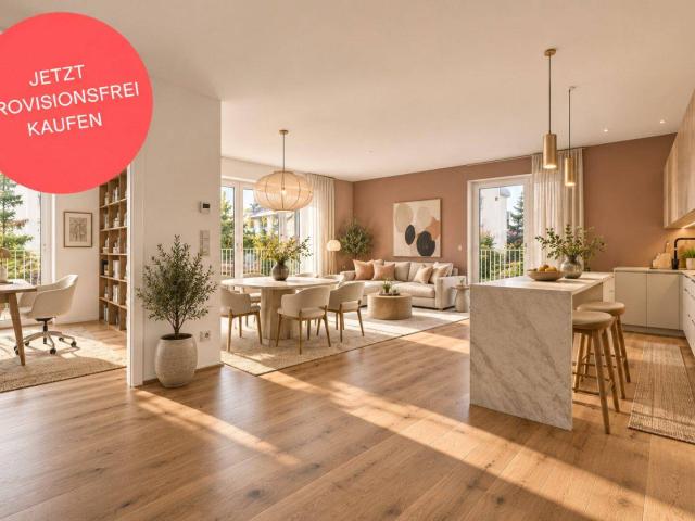 Provisionsfreie 4 Zimmer Traumwohnung mit Süd West Ausrichtung | 30 m² Wohnküche | 49 m² Privatterrasse | 2 Bäder | Sofort vermietbar