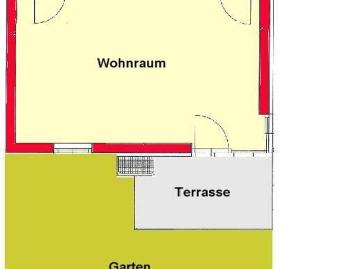 Provisionsfreie Garcionerre mit Terrasse und Garten in Graz Ragnitz Nähe LKH / Med UNI