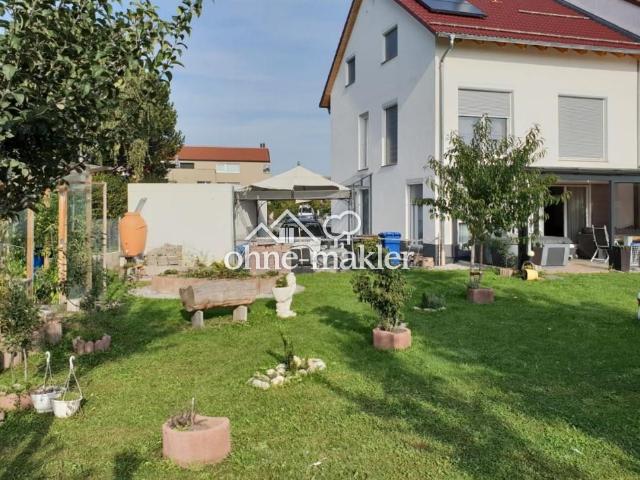 Provisionsfreie große Doppelhaushälfte in Mering St. Afra mit Anbau Potenzial und sonnigem Garten