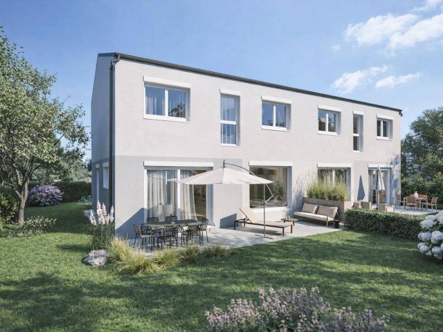 Provisionsfreie Doppelhaushälfte | Ziegel, Niedrigenergie: LWP, PV Anlage | Eigengarten & 2 Parkplätzen | Wohnbauförderung möglich