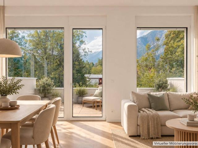 Provisionsfreie, hochwertige 3‑Zimmer‑Dachgeschoßwohnung mit Westbalkon und Weitblick