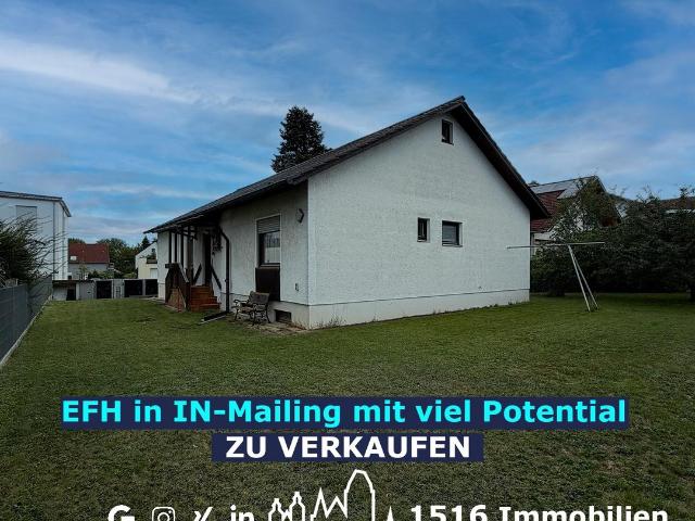 Provisionsfreies Einfamilienhaus auf großzügigem Grundstück – viel Potenzial in Ingolstadt Mailing