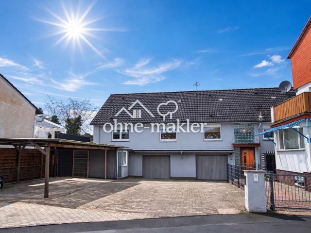 Provisionsfreies Einfamilienhaus mit Sauna, Kamin & Stellplätzen – in Limeshain
