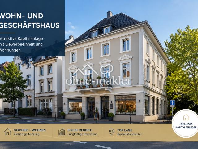 Provisionsfreies Wohn und Geschäftshaus in Toplage Giesenkirchen – Direkt vom Eigentümer