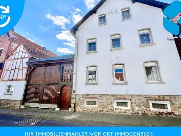 Provisionsfrei+Schöne Hofreite mit Nebengebäuden+Scheune in 61200 Wölfersheim Wohnbach!