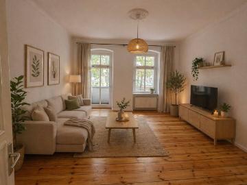 Provisonsfrei: 3 Zimmer Wohnung mit Balkon im griechischen Kiez