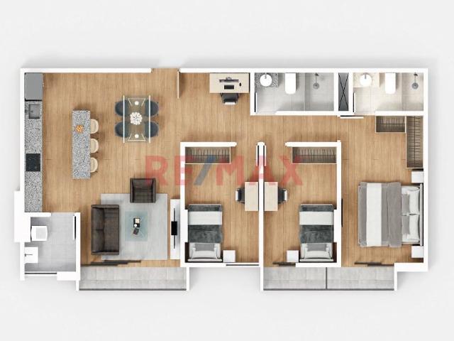 Proyecto Residencial Aura Sachaca, Flat 203
