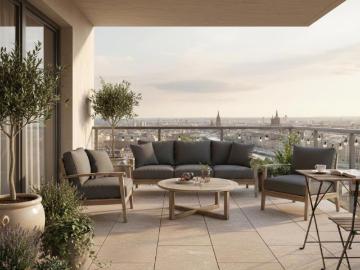 PROCHE GARE & COMMERCES 41 M2 DE TERRASSE BEAU 3 PIÈCES AVEC BUANDERIE