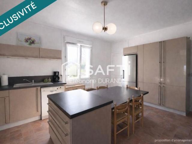 Proche Fismes Maison 136m2 confort de plain pied 4 chambres 2000m2 de jardin