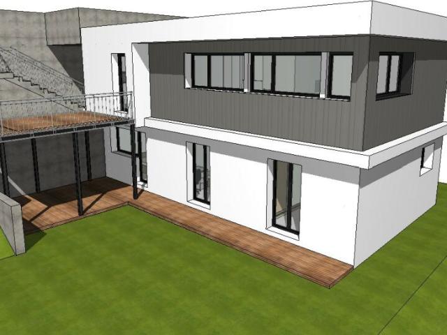PROGETTO APPROVATO PER MODERNA VILLA DI 4.5 LOCALI A GNOSCA