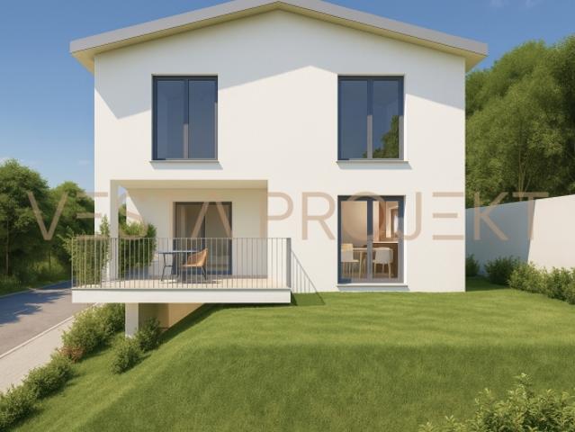 Progetto di costruzione approvato per due moderne ville unifamiliare con standard Minergie e vista panoramica