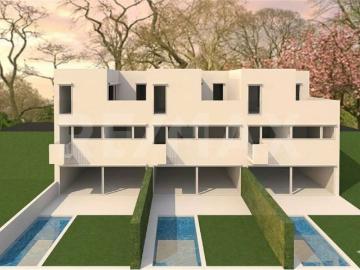 Progetto residenziale di tre villette a schiera