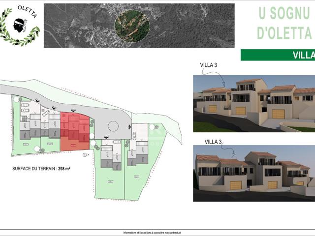 Programme U Sognu d'Oletta Maison T3 avec garage 85m² Oletta