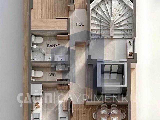 PROJEDEN İSTASYON MAH TAŞTEPE DE 2+1 FIRSAT BÜYÜK YÜKSEK GİRİŞ