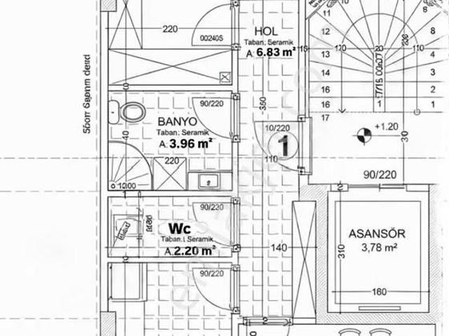 Projeden İstasyon Mah. Taştepe'de 2+1 Sıfır 1.kat Gibi Y.giriş