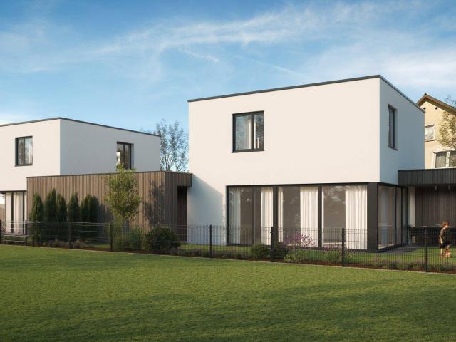 Projekt Kompakt Daheim² modernes Doppelhaus mit Garten in top Lage von Götzis DH2