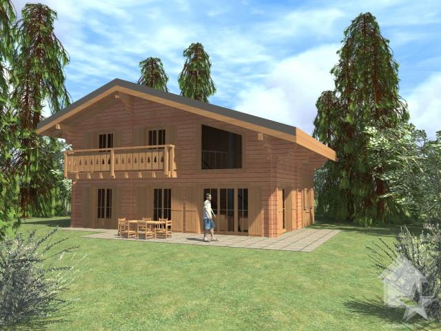 Projekt zum Bau eines Chalets mitten in der Natur!