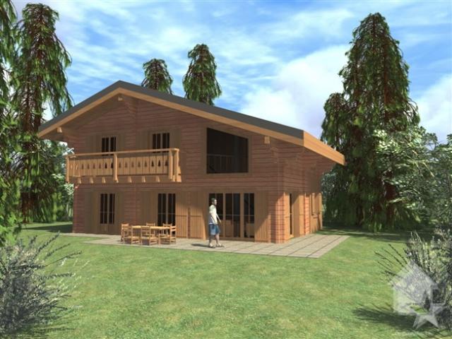 Projekt zum Bau eines Chalets mitten in der Natur!